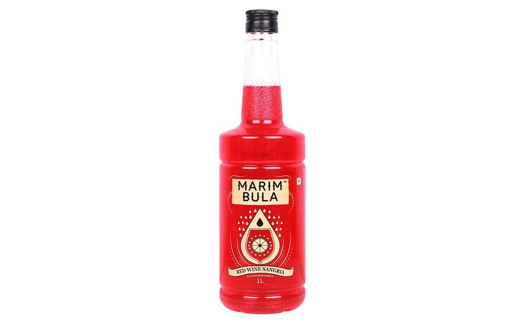 Marim Bula Red Wine Sangria Flavoured Syrup   Bottle  1 litre